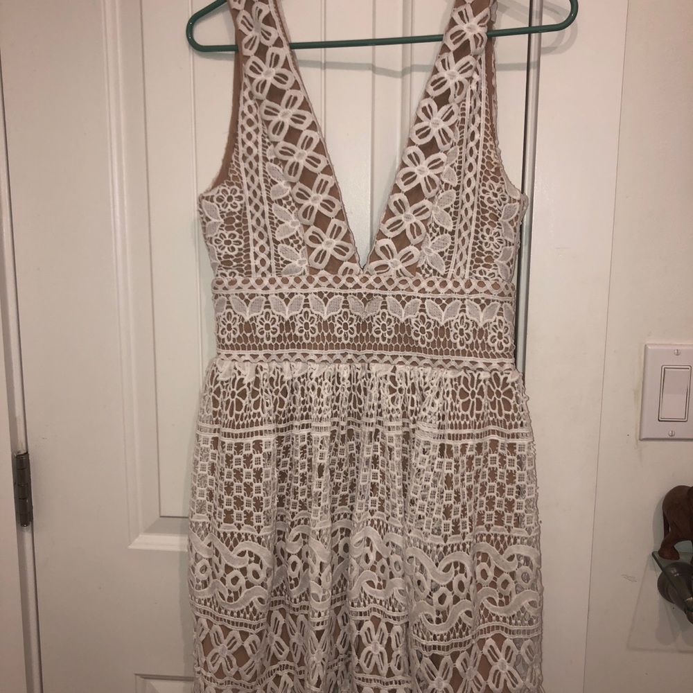 ASOS White Lace Dress - Picture 2 of 6